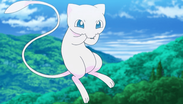 Mew, como se ve en el anime